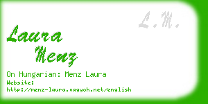 laura menz business card